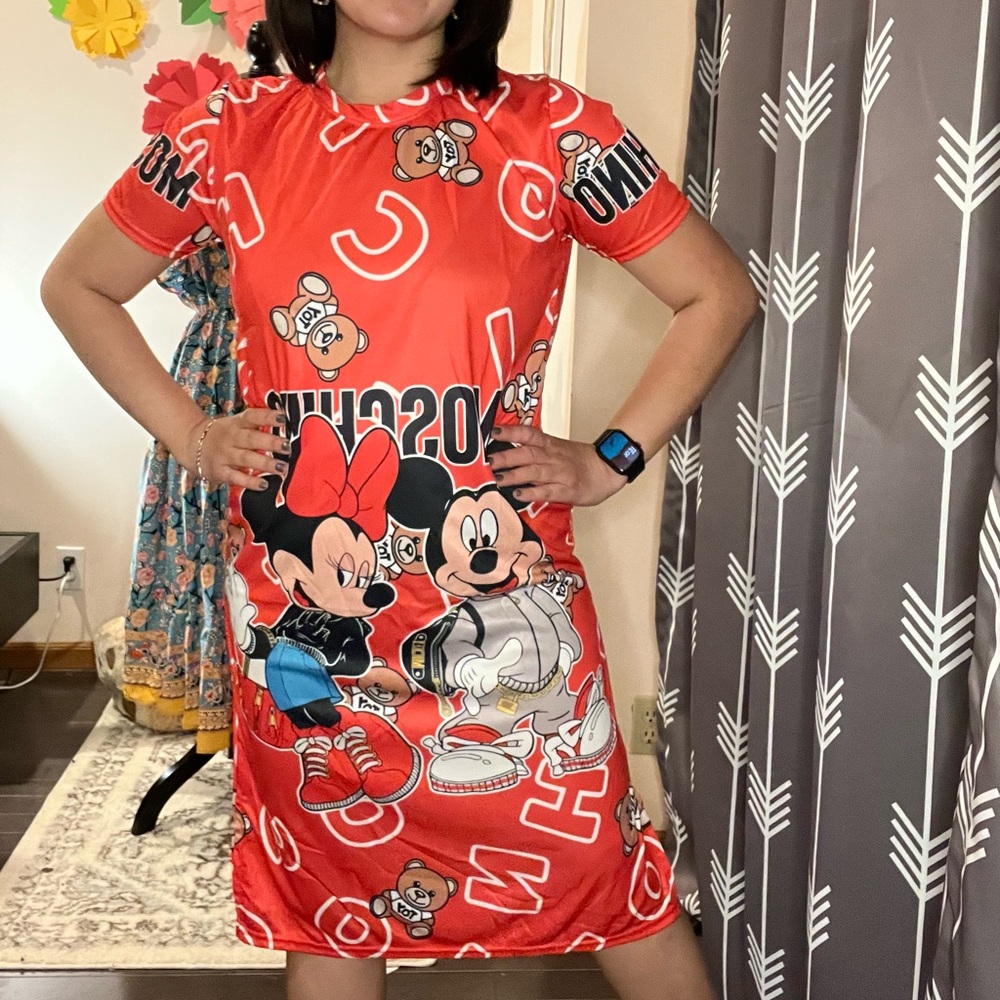 Collab shirt dress